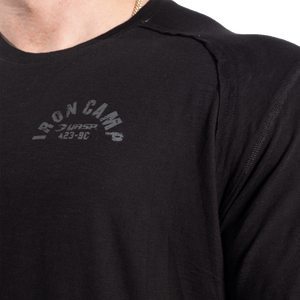 T-shirt Gasp Throwback LS noir