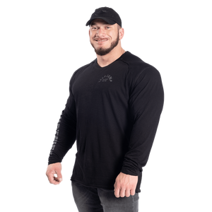 T-shirt Gasp Throwback LS noir