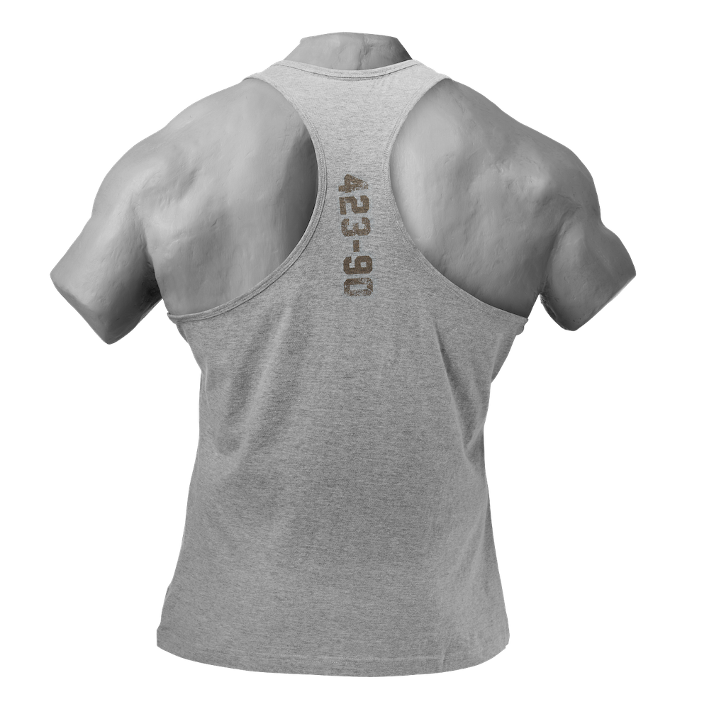 Débardeur rétro gris chiné Gasp