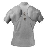 Débardeur rétro gris chiné Gasp