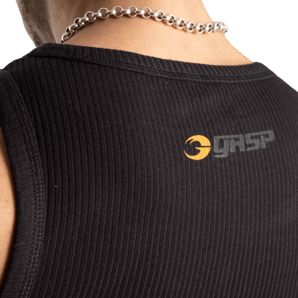 Gasp Original Ribbed Tank Black