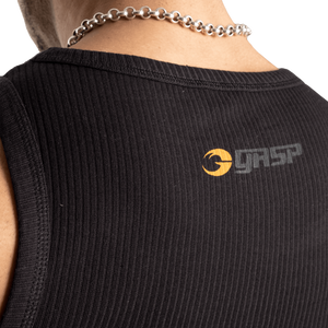 Débardeur côtelé original Gasp noir