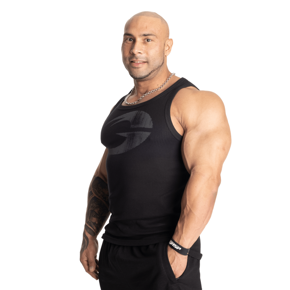 Gasp Original Ribbed Tank Black