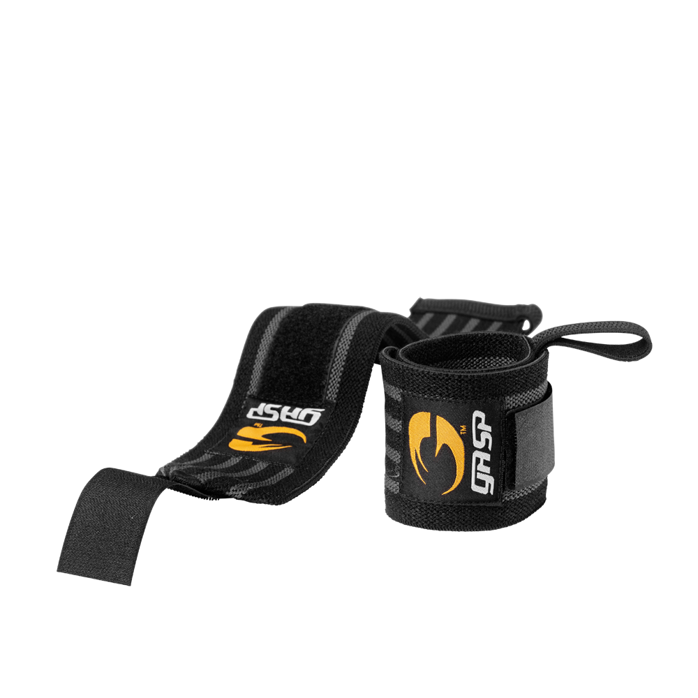 Gasp Hardcore Wrist Wraps Black/Grey