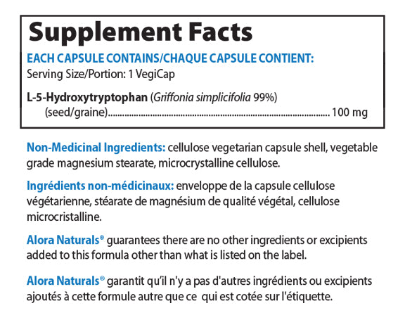 Alora Naturals - 5-HTP 60 gélules 