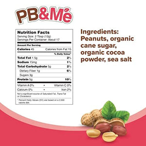 PB&amp;Me - Beurre de cacahuète en poudre - Chocolat noisette 453 g