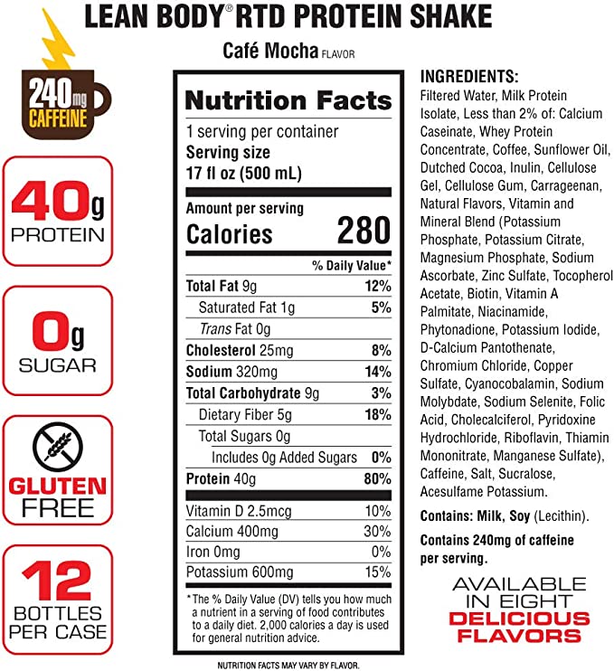 Labrada - Lean Body RTD - 12 Pak