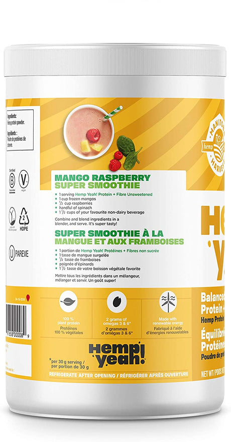Hemp Yeah! - Balanced Protein + Fiber - 454g