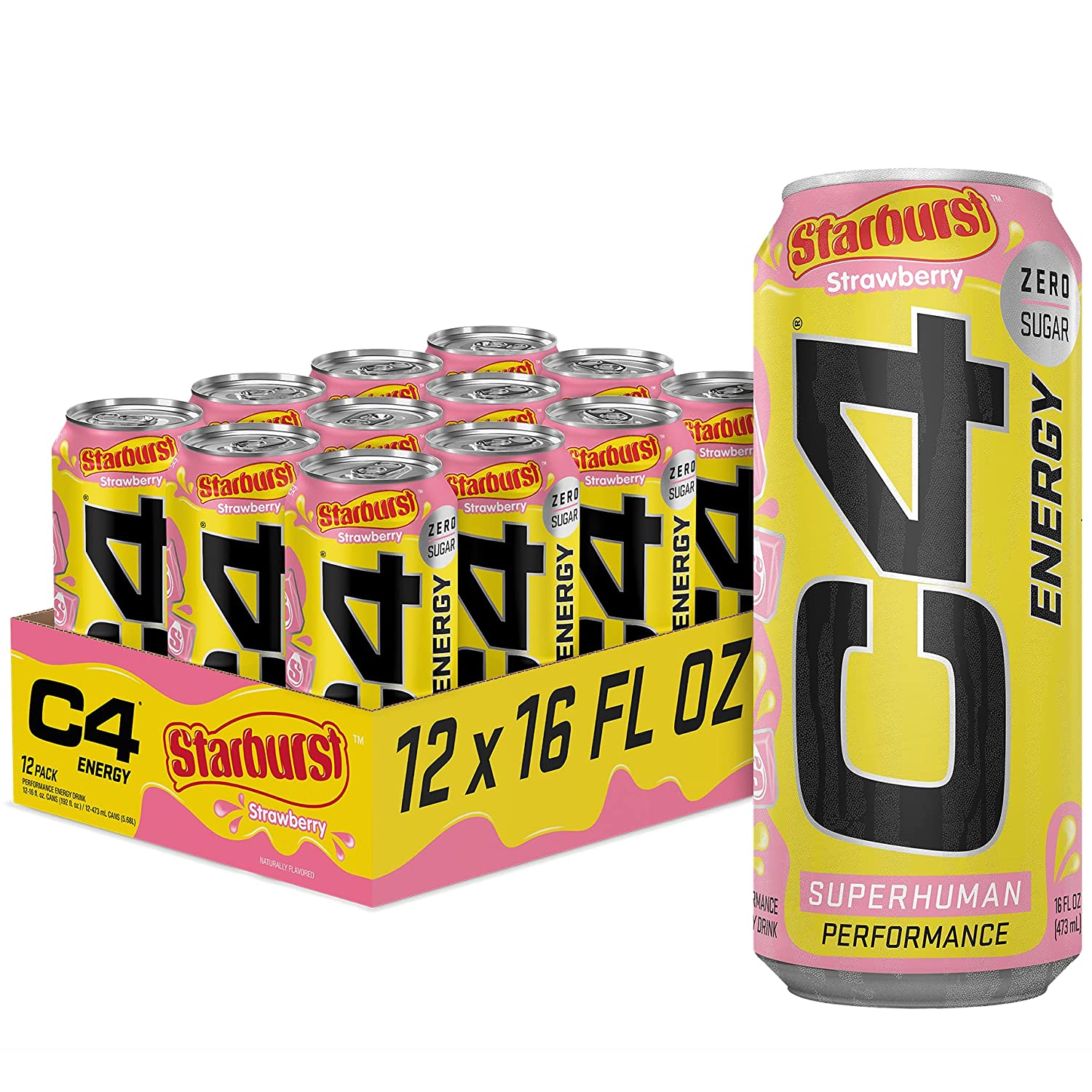 Cellucor - C4 Carbonated Energy Drink 12x473ml - Starburst Series