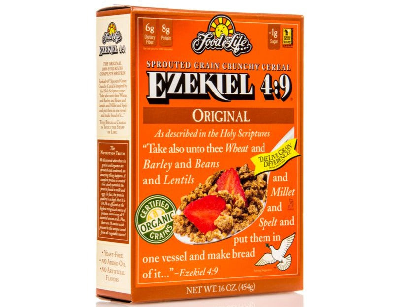 Food for Life - Ezekiel 4:9 Flax Sprouted Whole Grain Cereal - 454g
