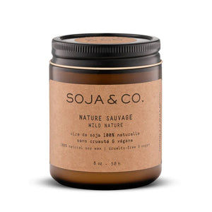 Soja&amp;Co - Bougies 100 % cire de soja naturelle 227 g - Nature Sauvage