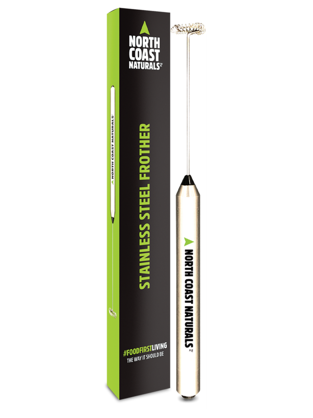 Mousseur à lait en acier inoxydable North Coast Naturals