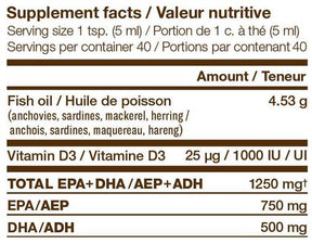 NutraSea Omega-3+Vitamin D 500ml