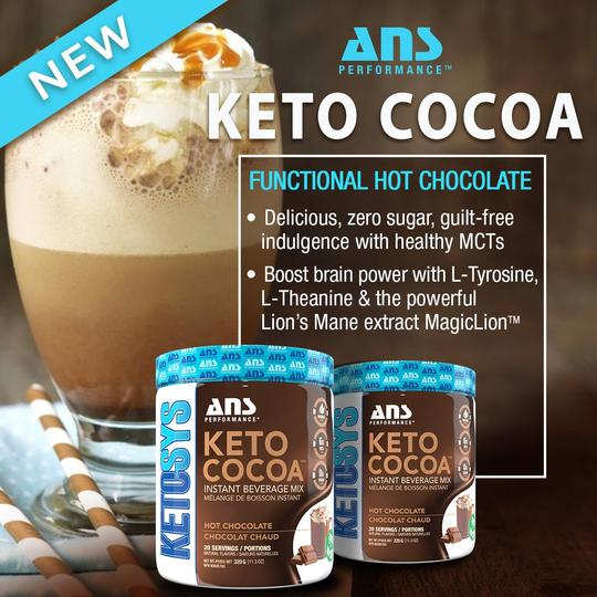 ANS Performance - Keto Cacao Instant Beverage Mix - 320g