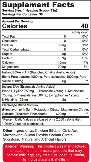 Wanted1 ALLIN1 - Complete EAA's Formula + Electrolytes - 30 serving