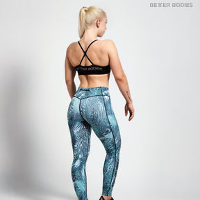 BetterBodies Printed Tights Turquoise