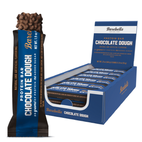 Barebells protein bar chocolate dough box 12