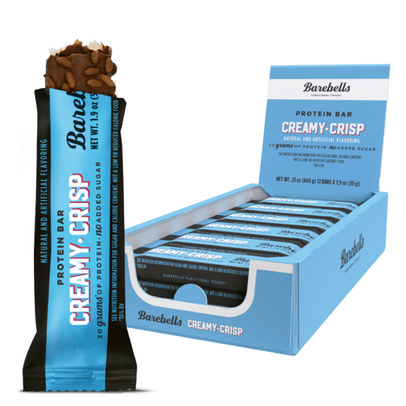 Barebells protein bar creamy crisp box 12