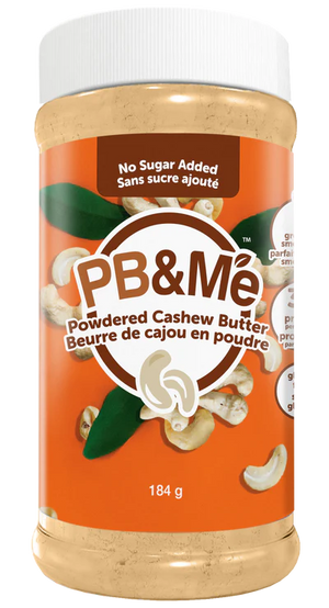 PB&Me - Powdered Cashew Butter - No Sugar Added 184g
