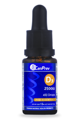 CanPrev - Vitamin D3 2500IU Drops with MCT Base - 15ml
