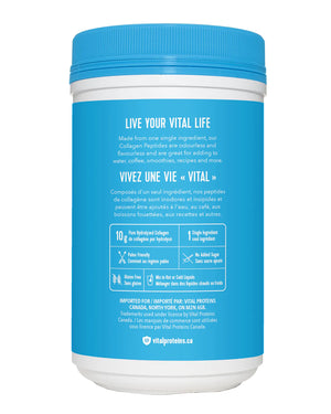 Protéines vitales - Peptides de collagène bovin - 284 g sans arôme