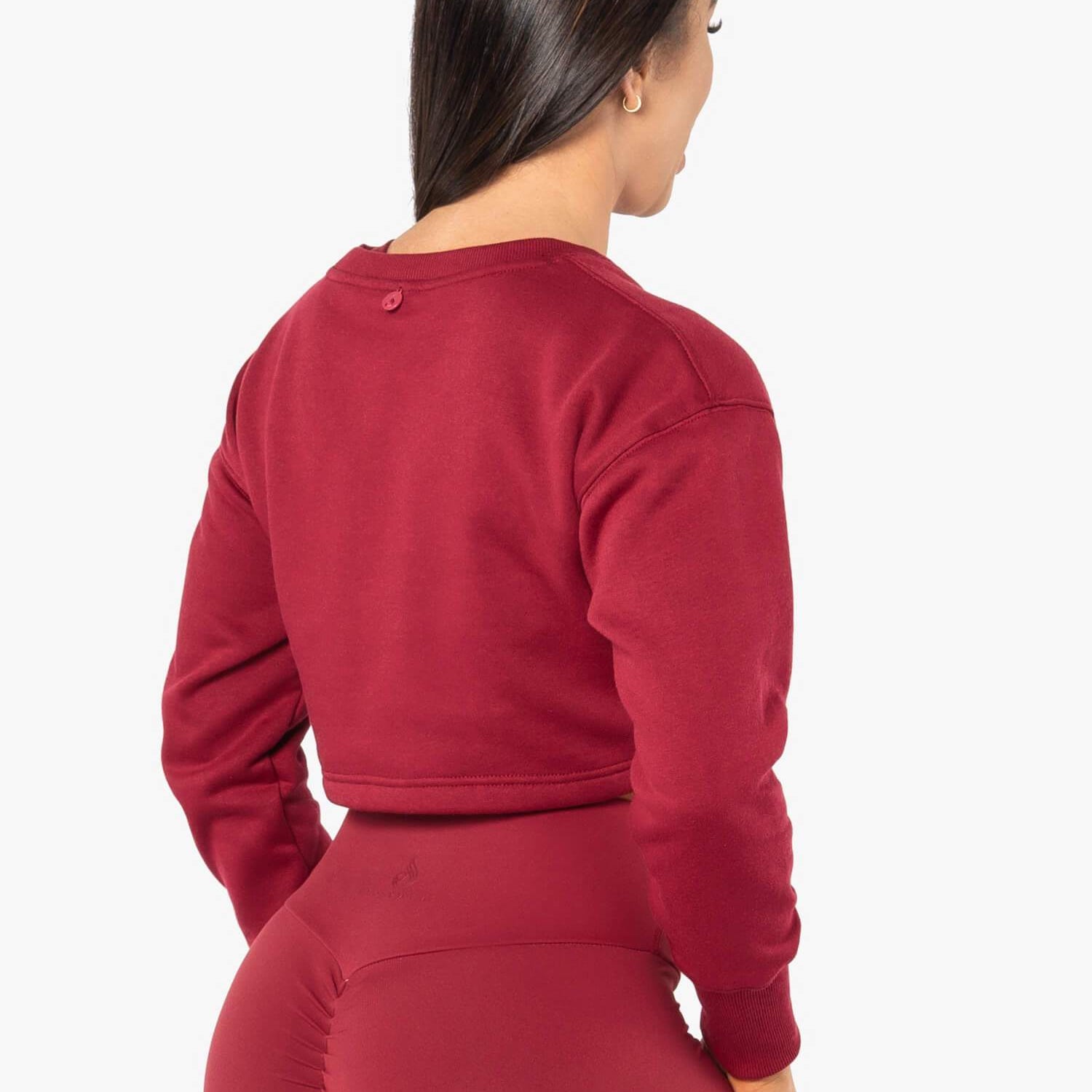 Ryderwear Elevate Cropped Sweater Berry Red