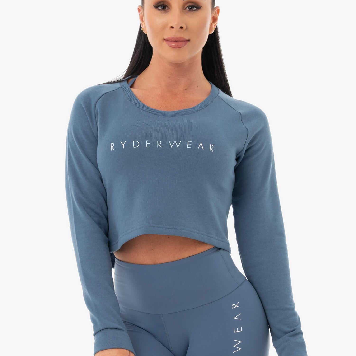 Pull court Ryderwear Staples bleu acier