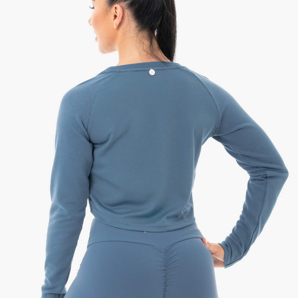 Pull court Ryderwear Staples bleu acier