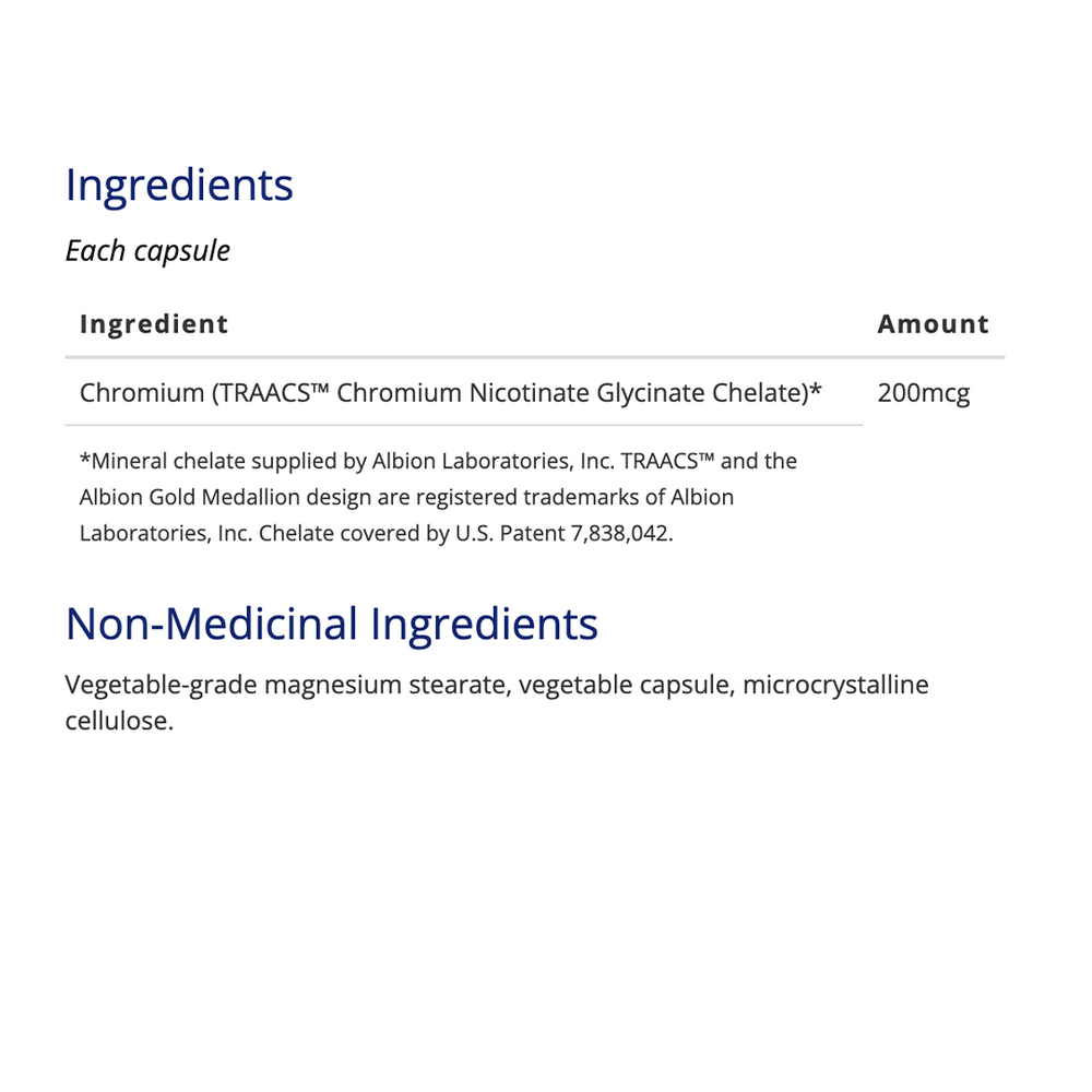 CanPrev - Chromium Nicotinate Glycinate 200 - 120 caps