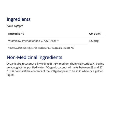 CanPrev - K2 - 120 Softgels