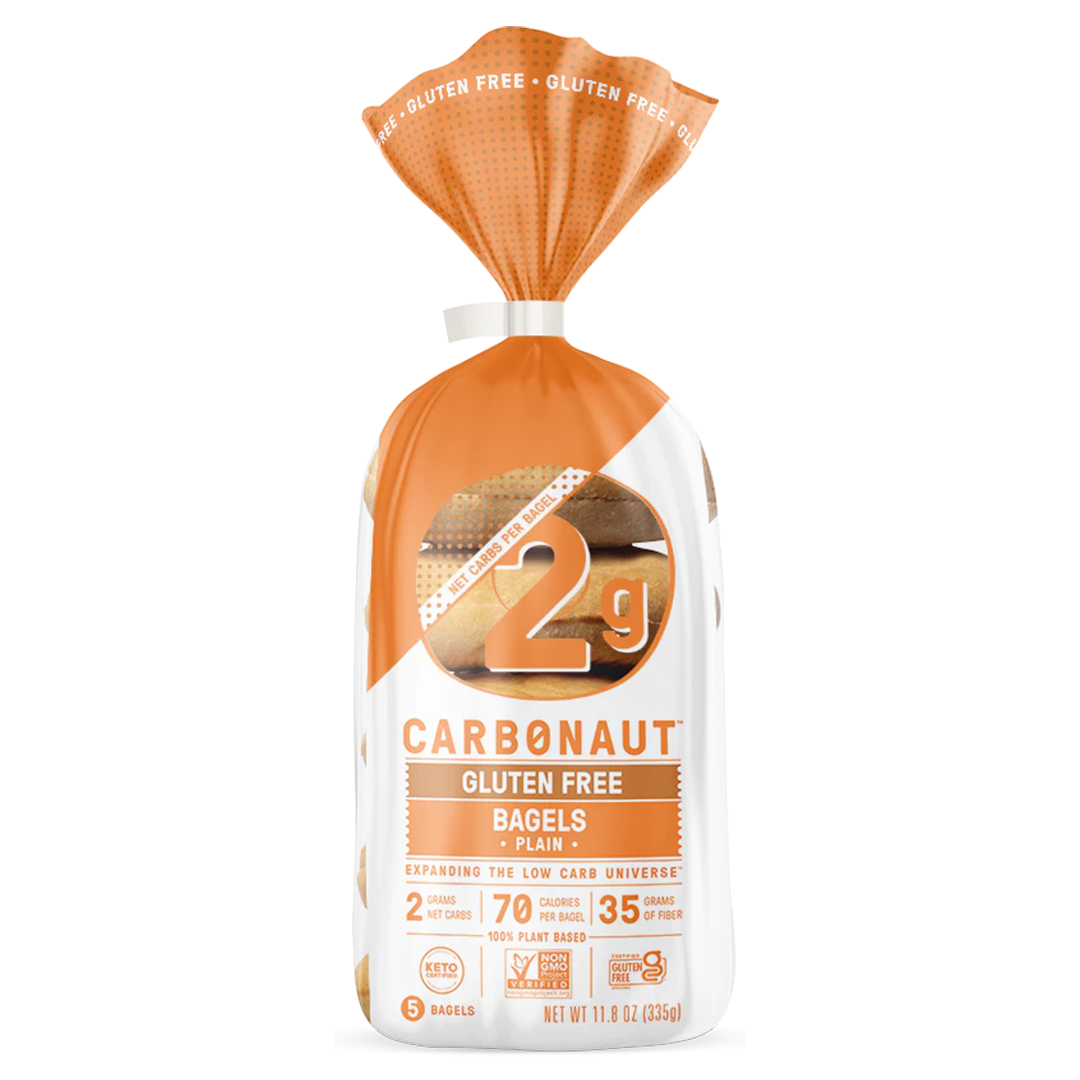 Carbonaut  - Gluten Free Bagels Plain - 335g