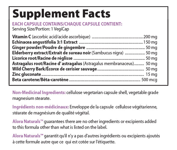 Alora Naturals - Cold & Flu Relief 90 Vcaps