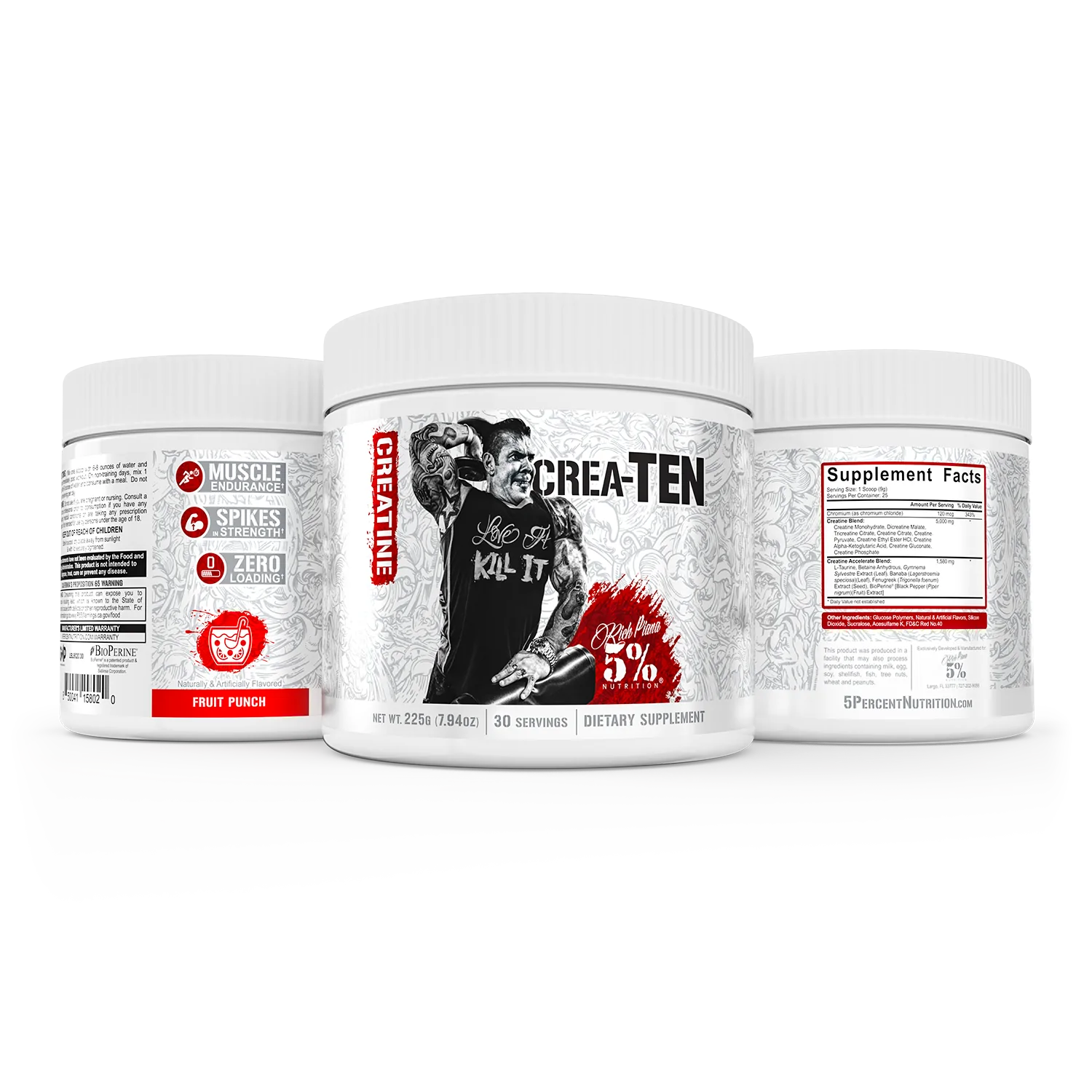 5% Nutrition Crea-Ten 30 serving