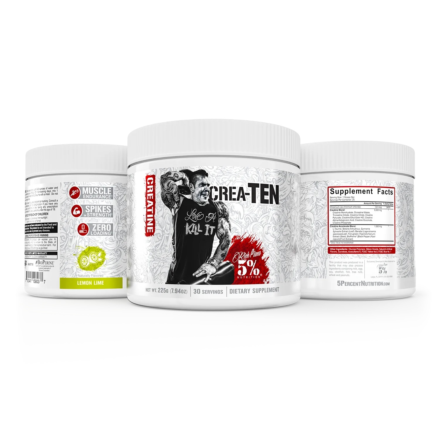 5% Nutrition Crea-Ten 30 serving