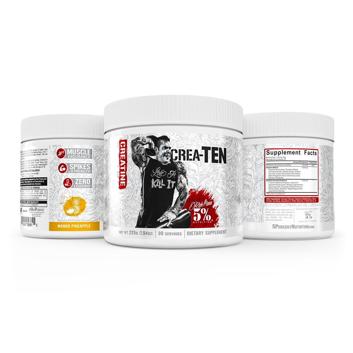 5% Nutrition Crea-Ten 30 serving