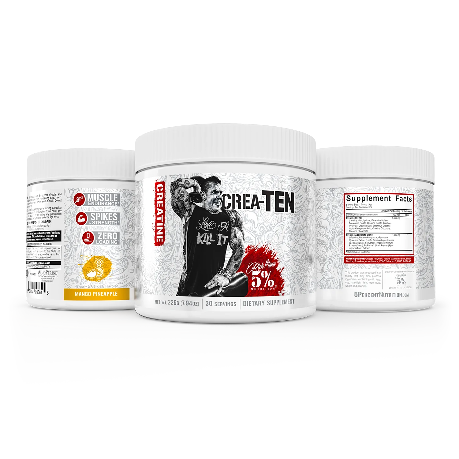 5% Nutrition Crea-Ten 30 serving