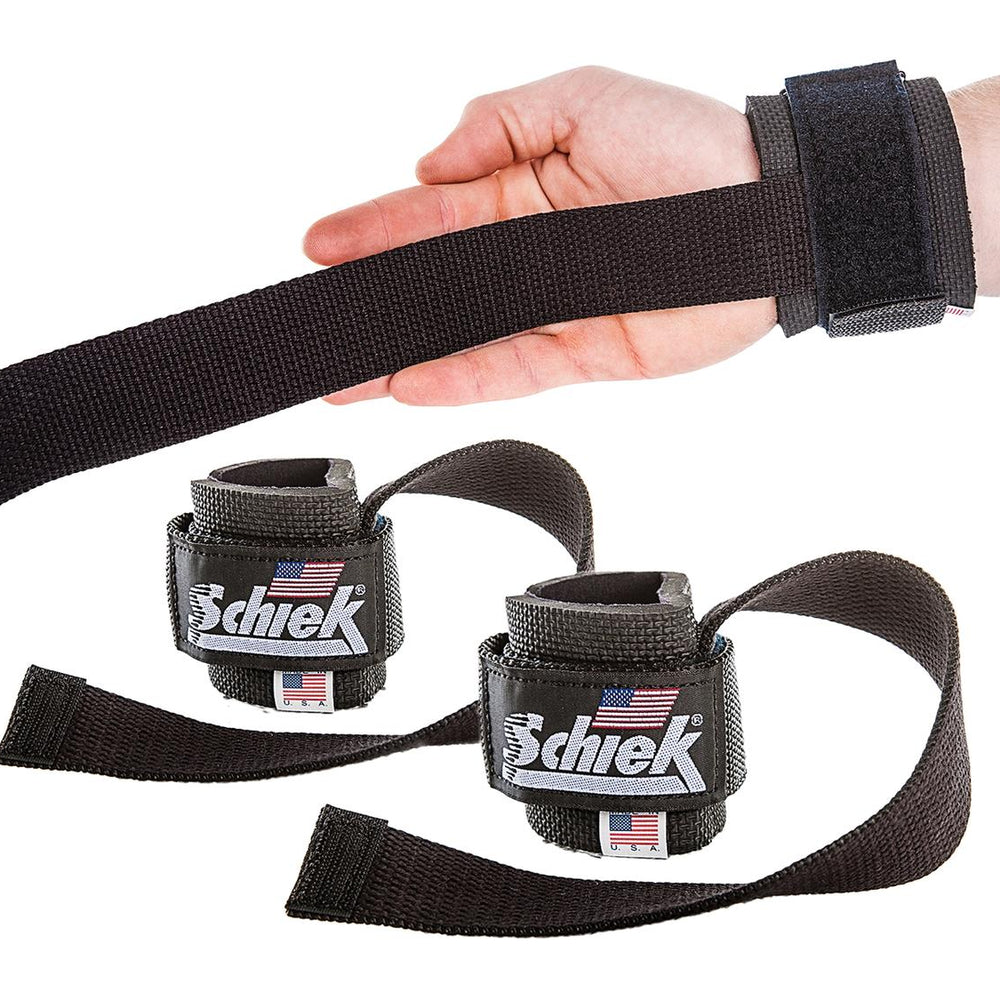 Schiek Lifting Strap Red