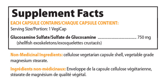 Alora Naturals - Sulfate de glucosamine 90 gélules végétales