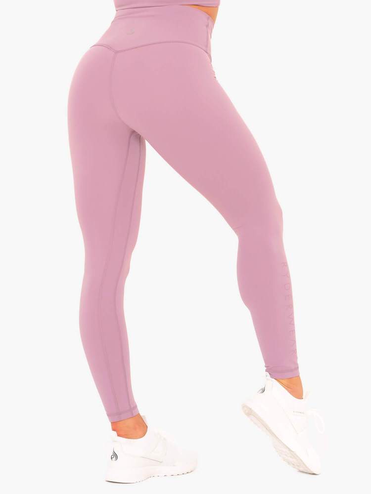 Legging taille haute Ryderwear NKD couleur raisin