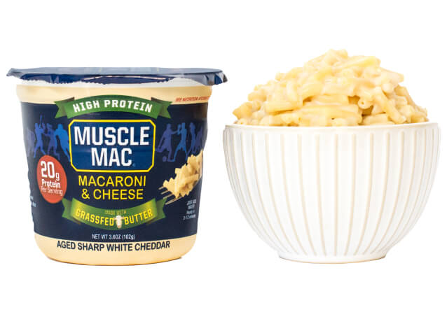 Muscle Mac High Protein Aged Sharp White Cheddar Cup 102g