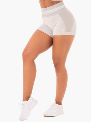 Short taille haute sans coutures Ryderwear Freestyle gris