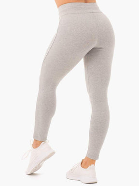 Ryderwear High Waist Track Legging Grey Marl
