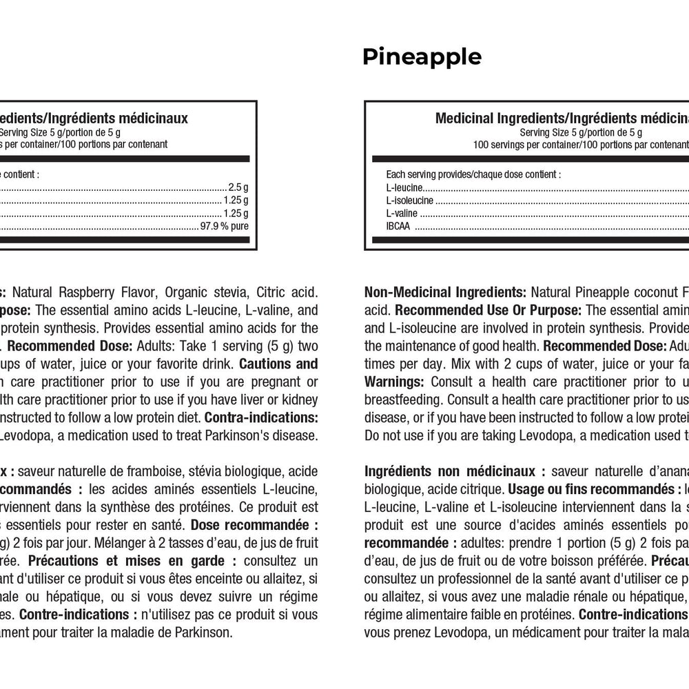 ATP Lab IBCAA 300g medicinal ingredients