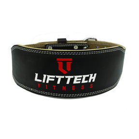 LiftTech Genuine Leather Weight Lifting Belt 4'' Padded