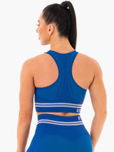 Ryderwear Freestyle Seamless Longline Sports Bra Blue