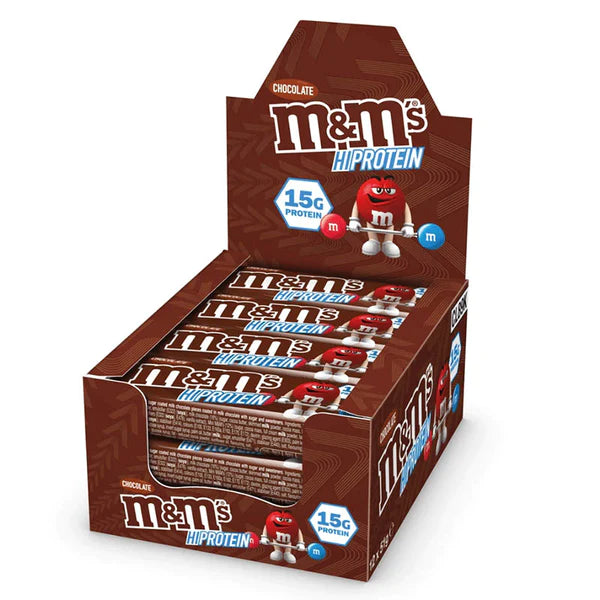 M&amp;M's - Barre protéinée - Boîte de 18