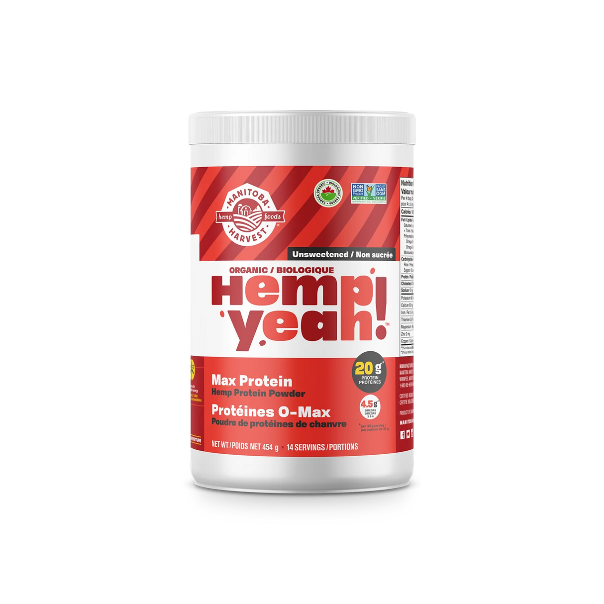 Hemp Yeah! - Max Protein Unsweetened - 454g