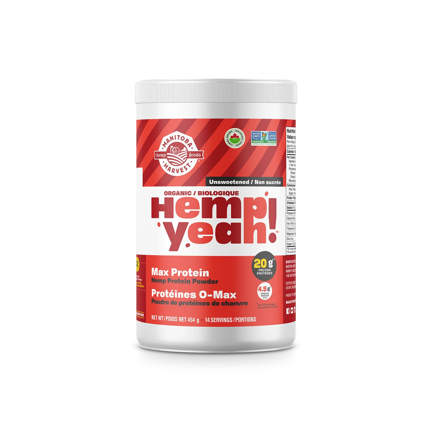 Hemp Yeah! - Max Protein Unsweetened - 454g