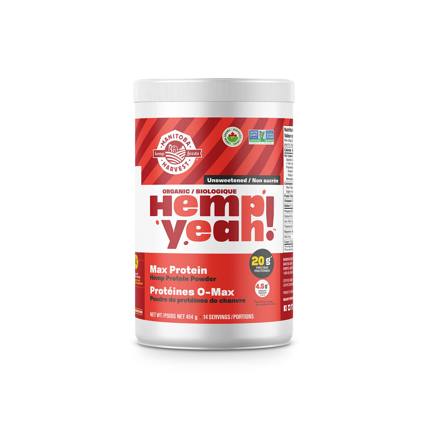 Hemp Yeah! - Max Protein Unsweetened - 454g
