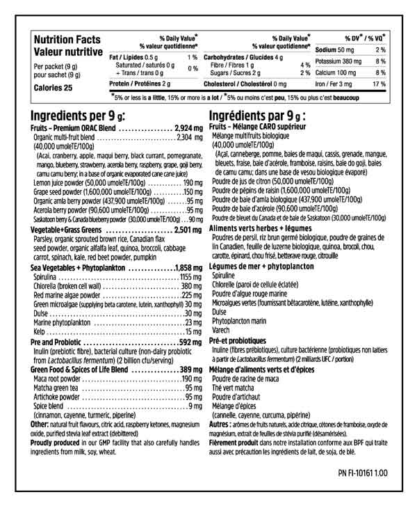 North Coast Naturals Daily Greens 540g